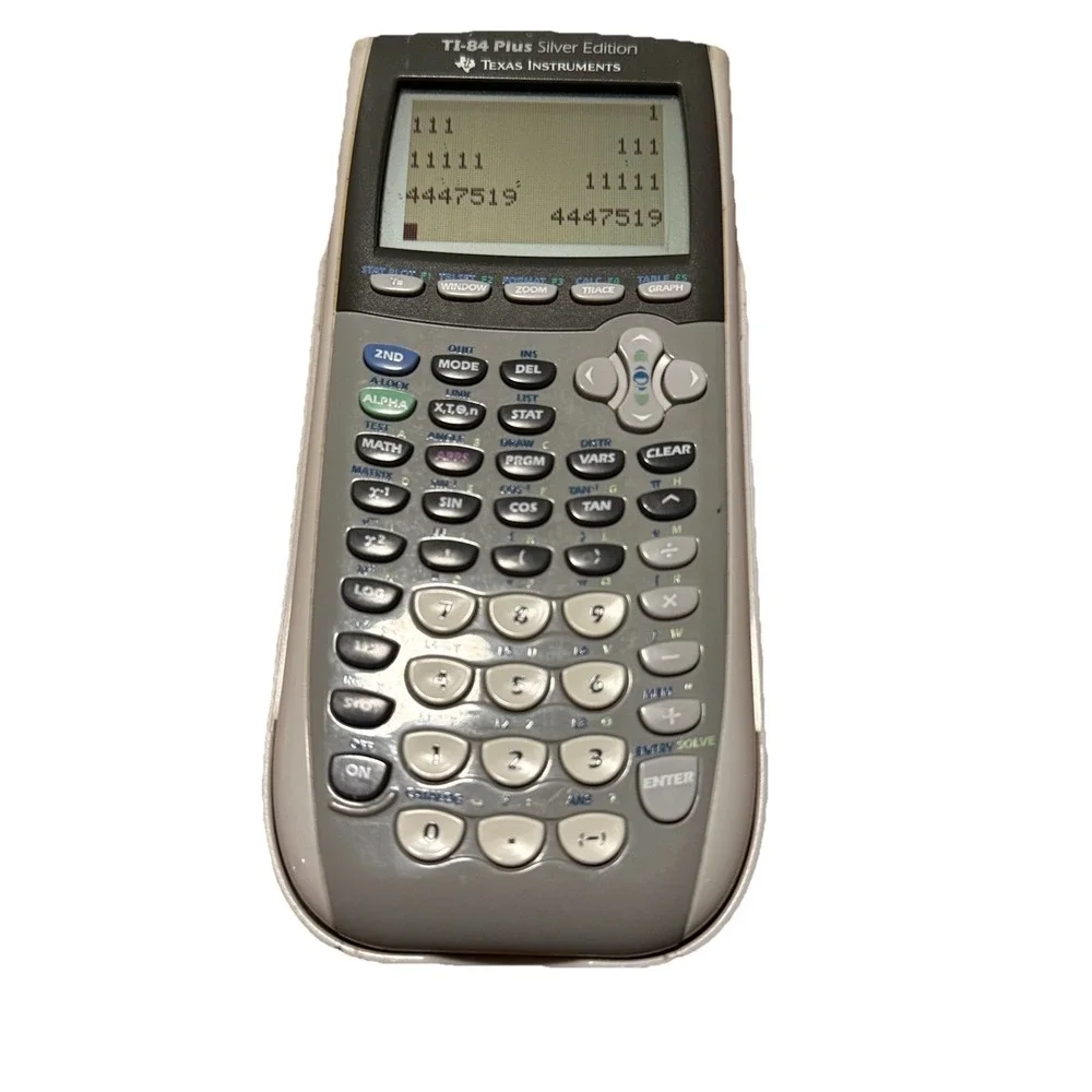 Texas‎ Instruments TI-84 Plus Silver Edition Graphing Calculator Tested